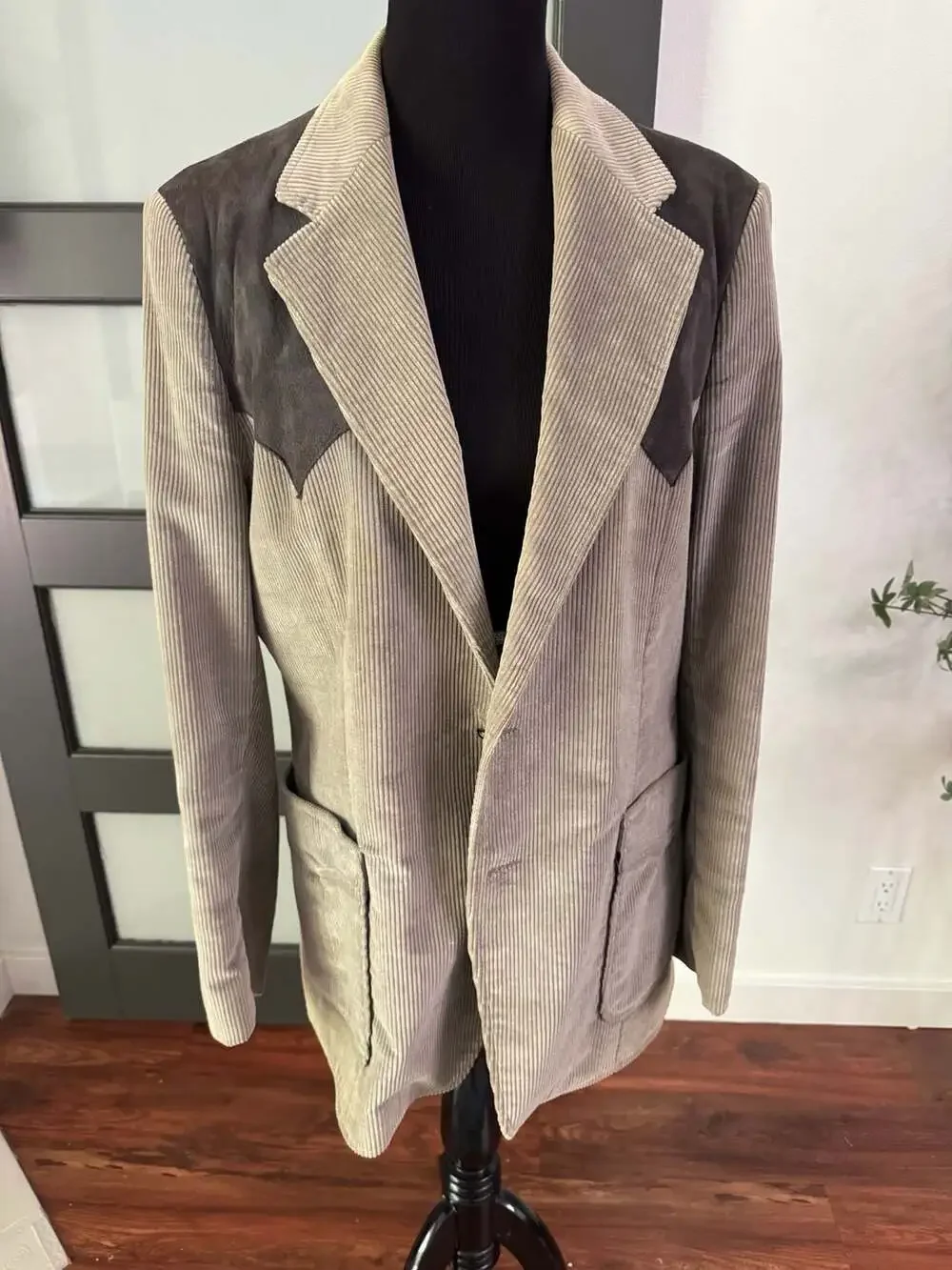 Vintage Brad Whitney California The Colorado Corduroy Western Blazer Size 42